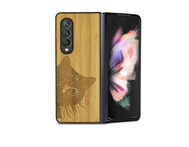 Coque arrière KITTY pour Samsung Galaxy Z Fold3 5G